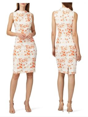 Black Halo Printed Corrine Sheath Floral Dress Size 6